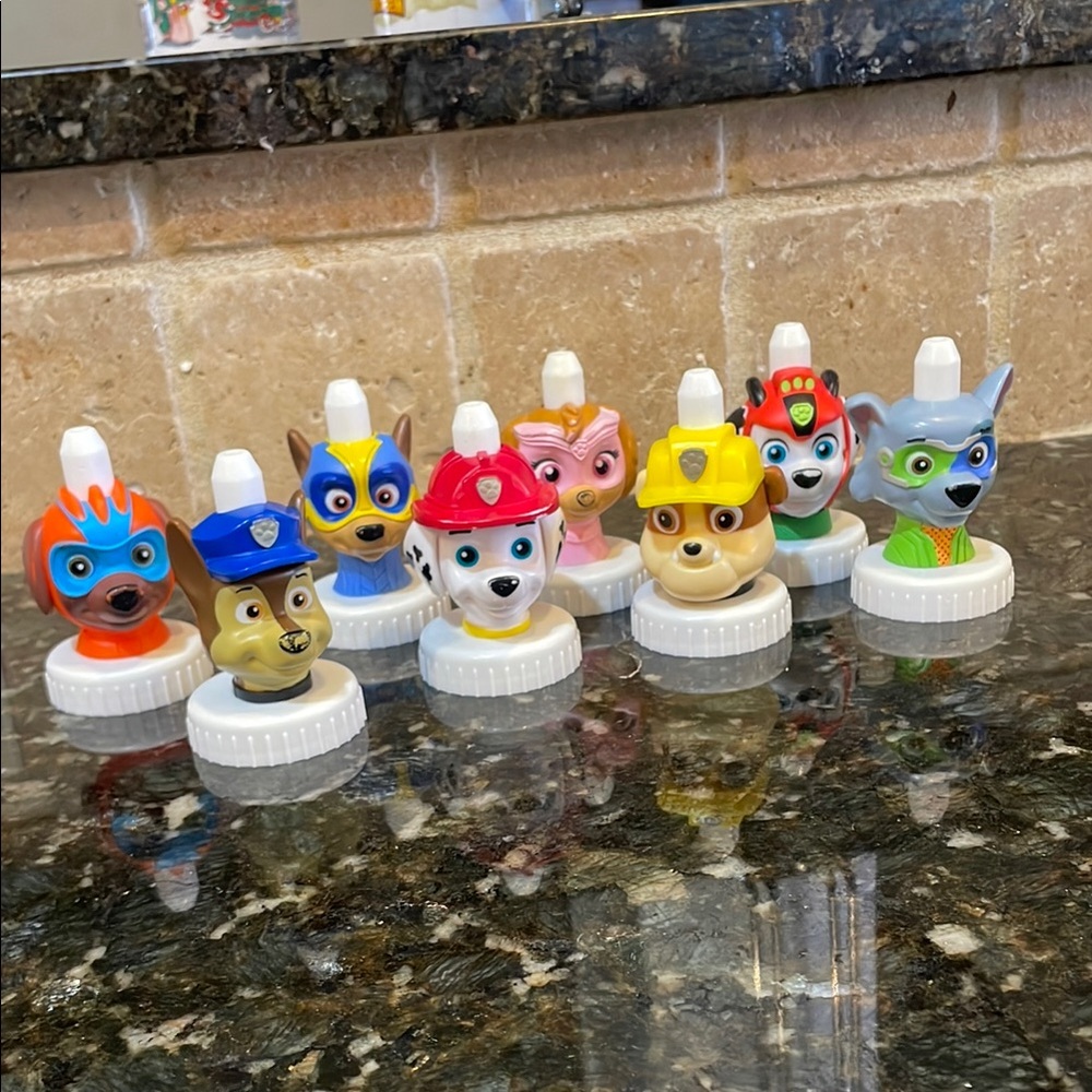 Good 2 Grow Paw Patrol Bottle Toppers X 8